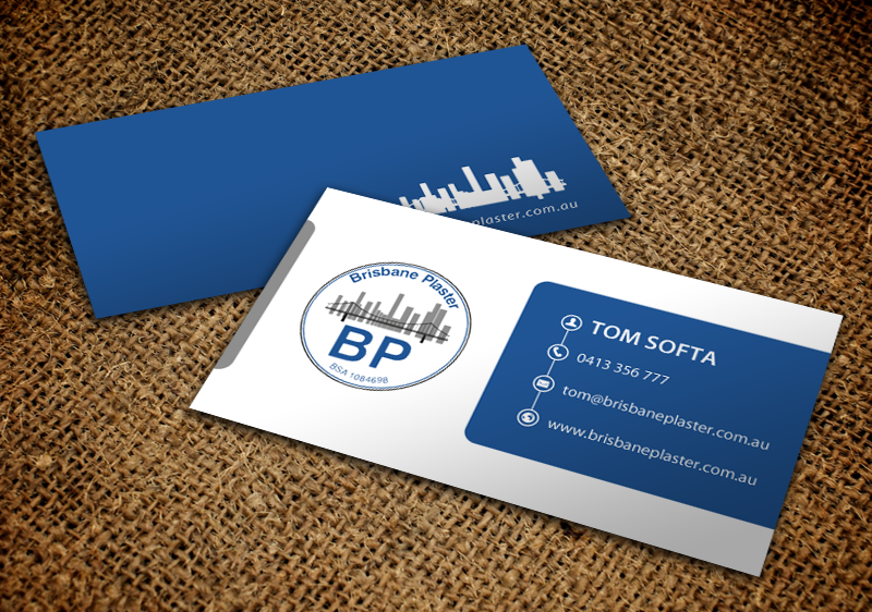 Business Card Design by chandrayaan.creative for Brisbane Plaster Pty Ltd | Design #9455486