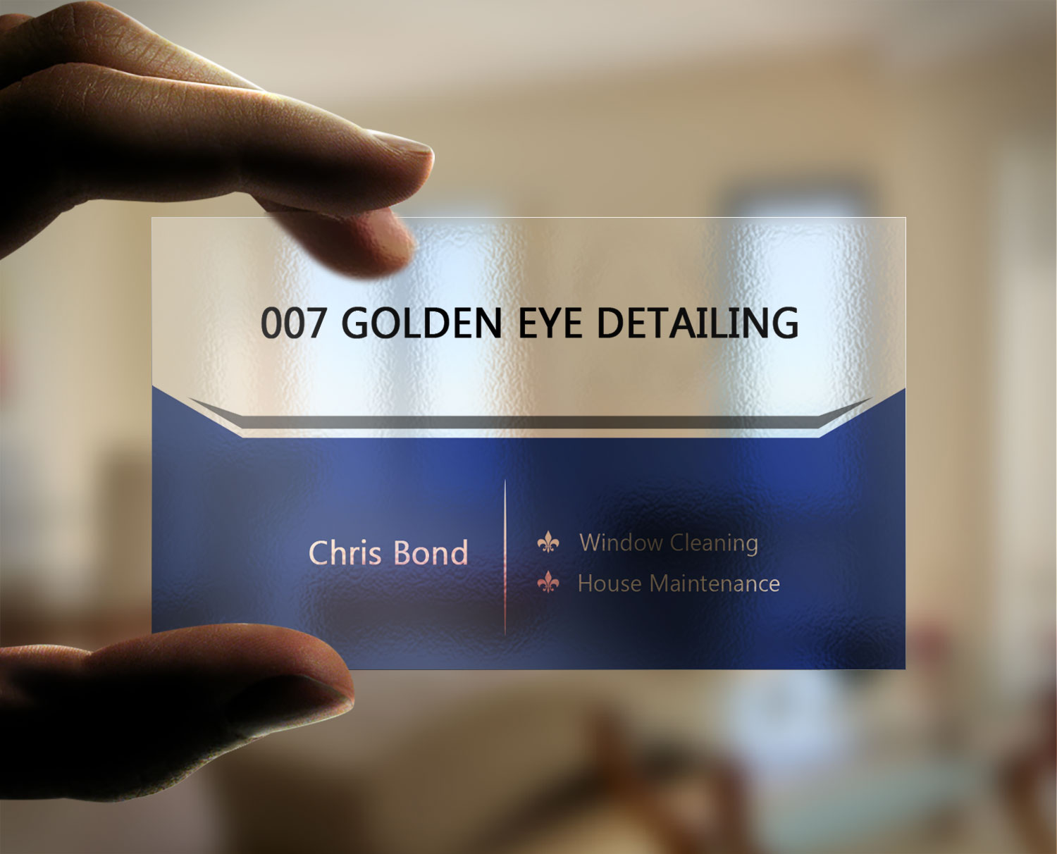 Visitenkarten-Design von Lanka Ama für  Bond - GOLDEN EYE DETAILING.. | Design #9452275