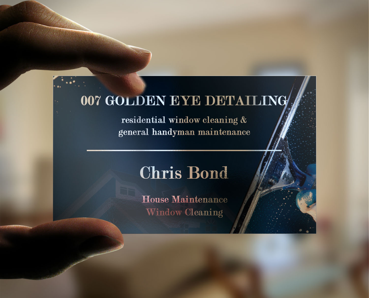 Visitenkarten-Design von Lanka Ama für  Bond - GOLDEN EYE DETAILING.. | Design #9452280