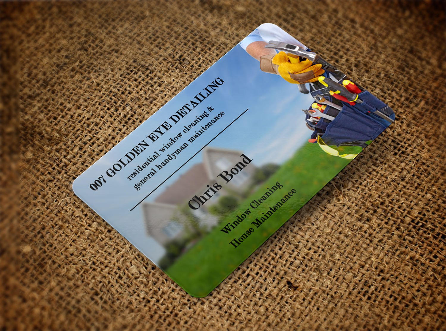 Business Card Design by Lanka Ama for  Bond - GOLDEN EYE DETAILING.. | Design #9452281