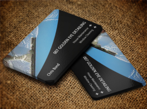 Business Card Design by Lanka Ama for  Bond - GOLDEN EYE DETAILING.. | Design: #9452285
