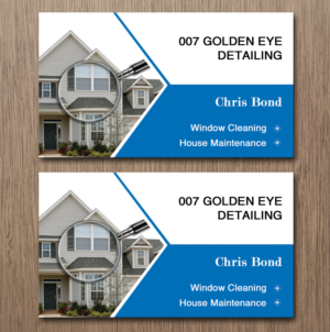 Business Card Design by Lanka Ama for  Bond - GOLDEN EYE DETAILING.. | Design: #9452294