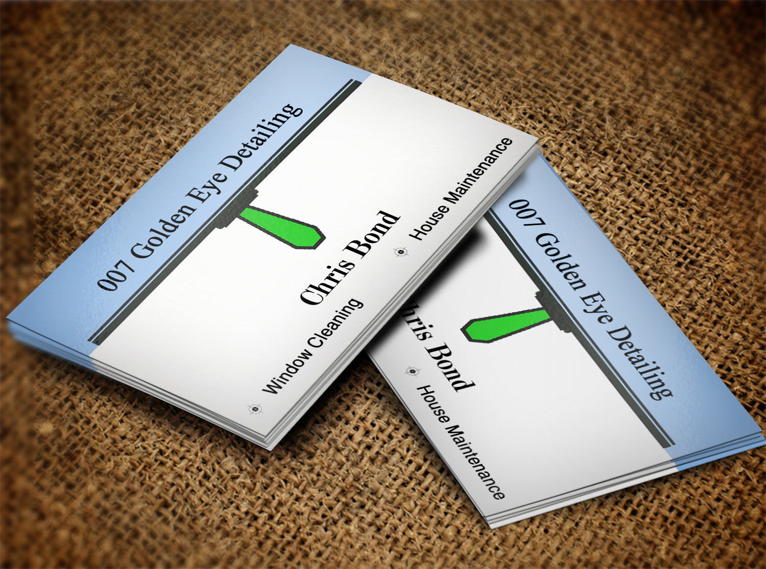 Design de Carte de Visite par Lanka Ama pour  Bond - GOLDEN EYE DETAILING.. | Design #9452295