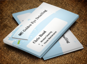 Business Card Design by Lanka Ama for  Bond - GOLDEN EYE DETAILING.. | Design: #9452297