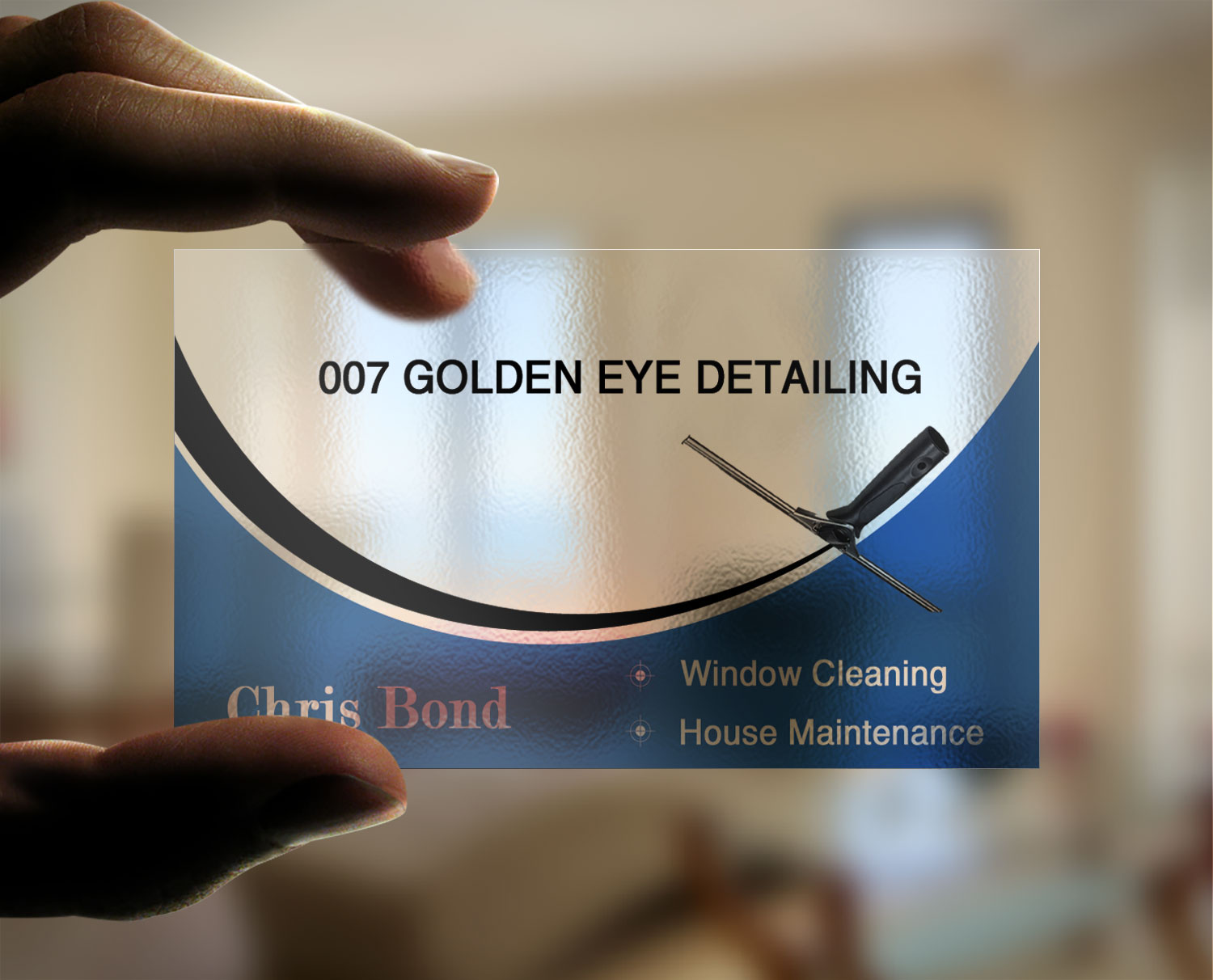 Design de Carte de Visite par Lanka Ama pour  Bond - GOLDEN EYE DETAILING.. | Design #9452298