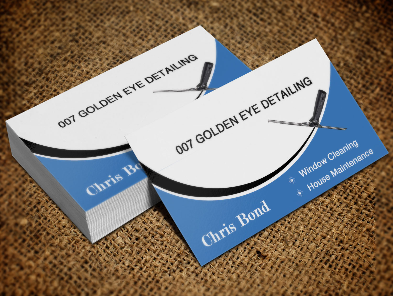 Business Card Design by Lanka Ama for  Bond - GOLDEN EYE DETAILING.. | Design #9452299