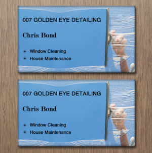 Business Card Design by Lanka Ama for  Bond - GOLDEN EYE DETAILING.. | Design: #9452304