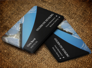 Design de Carte de Visite par Lanka Ama pour  Bond - GOLDEN EYE DETAILING.. | Design : #9472914