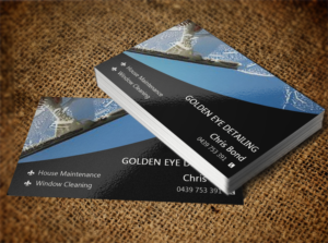 Design de Carte de Visite par Lanka Ama pour  Bond - GOLDEN EYE DETAILING.. | Design : #9472916