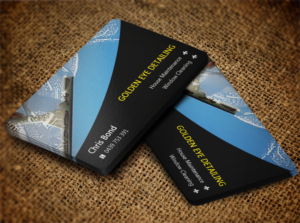 Business Card Design by Lanka Ama for  Bond - GOLDEN EYE DETAILING.. | Design: #9472919