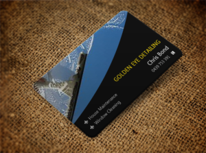 Design de Carte de Visite par Lanka Ama pour  Bond - GOLDEN EYE DETAILING.. | Design : #9472920