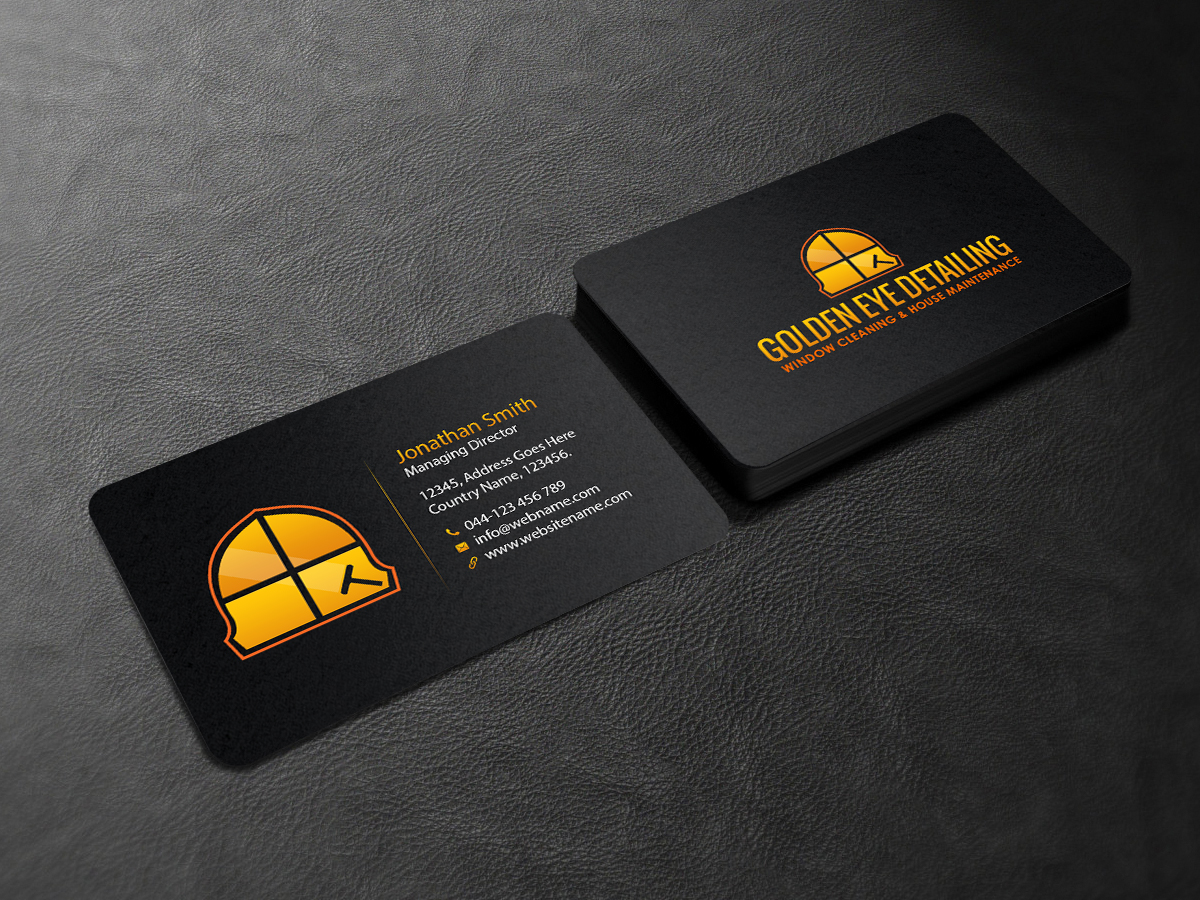 Design de Carte de Visite par Creations Box 2015 pour  Bond - GOLDEN EYE DETAILING.. | Design #9469300