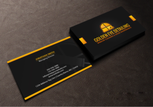 Design de Carte de Visite par Creations Box 2015 pour  Bond - GOLDEN EYE DETAILING.. | Design : #9469301