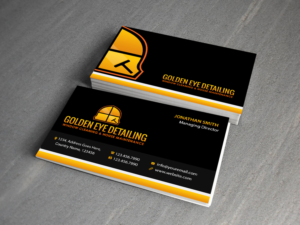 Design de Carte de Visite par Creations Box 2015 pour  Bond - GOLDEN EYE DETAILING.. | Design : #9469313