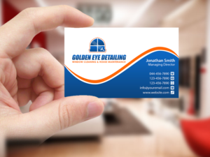 Business Card Design by Creations Box 2015 for  Bond - GOLDEN EYE DETAILING.. | Design: #9469333