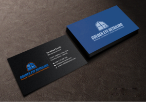 Business Card Design by Creations Box 2015 for  Bond - GOLDEN EYE DETAILING.. | Design: #9469338