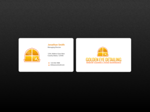 Business Card Design by Creations Box 2015 for  Bond - GOLDEN EYE DETAILING.. | Design: #9469343