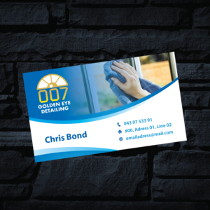 Design de Carte de Visite par GMWIRE pour  Bond - GOLDEN EYE DETAILING.. | Design : #9473014