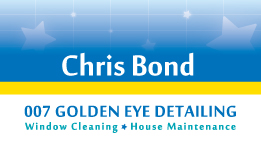 Business Card Design by OdeyaStudio for  Bond - GOLDEN EYE DETAILING.. | Design #9457798