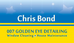 Business Card Design by OdeyaStudio for  Bond - GOLDEN EYE DETAILING.. | Design: #9457818
