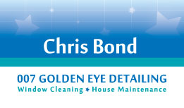 Business Card Design by OdeyaStudio for  Bond - GOLDEN EYE DETAILING.. | Design #9457838