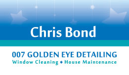 Business Card Design by OdeyaStudio for  Bond - GOLDEN EYE DETAILING.. | Design: #9457838