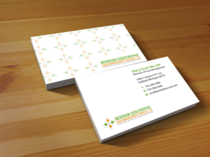 Visitenkarten-Design von Creations Box 2015 für Meridian Catastrophic Case Management Services LLC | Design: #9469234