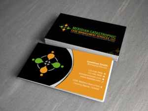 Visitenkarten-Design von Creations Box 2015 für Meridian Catastrophic Case Management Services LLC | Design: #9469274