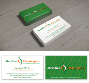 Diseño de Tarjeta de Presentación por val.ko para Meridian Catastrophic Case Management Services LLC | Diseño: #9454998