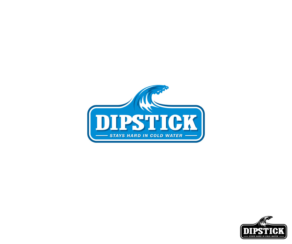 Logo Design by MoonFeather for Dipstick Surf Wax | Design #9450974