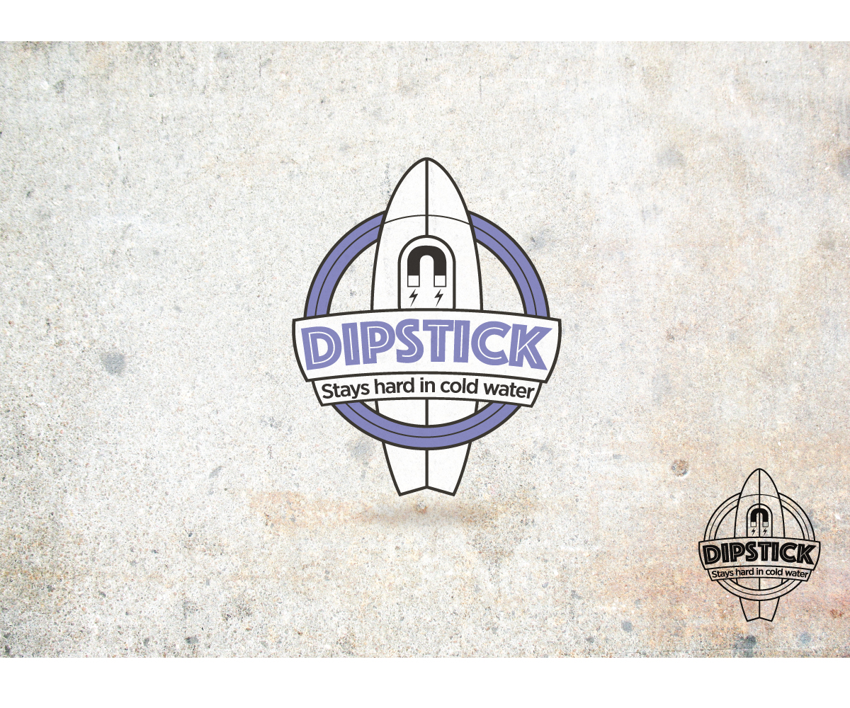 Logo Design by Jacek Lachowicz for Dipstick Surf Wax | Design #9553909