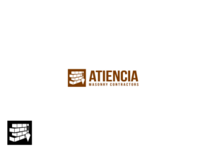 Logo Design by sbelogd for Atiencia masonry contractors | Design: #9483177
