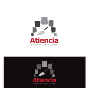 Logo Design by CanDoDesign for Atiencia masonry contractors | Design: #9447443