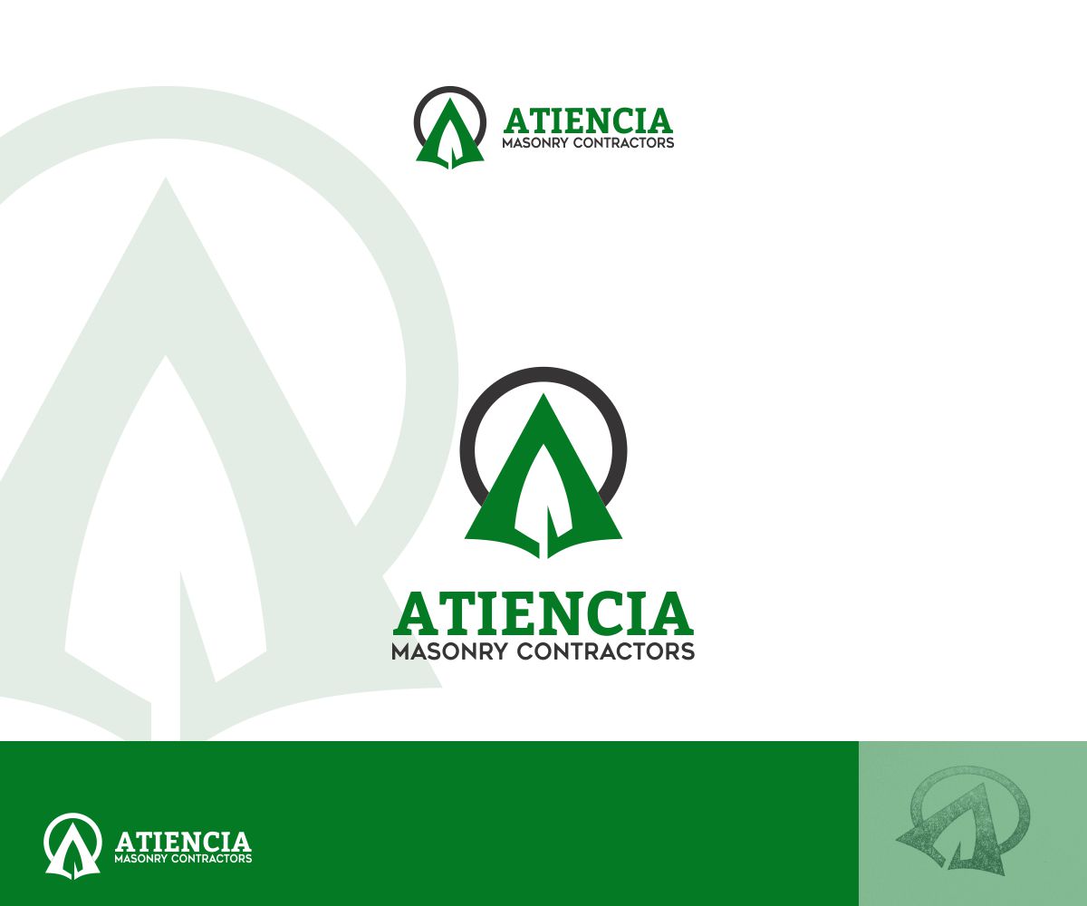 Diseño de Logo por toothless99 para Atiencia masonry contractors | Diseño #9448247
