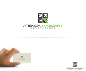 Logo Design by haszart for Atiencia masonry contractors | Design: #9448280