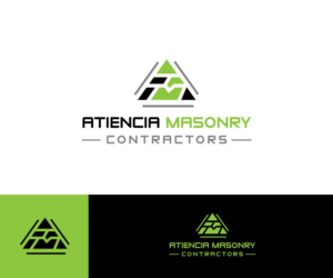 Logo Design by Omee63 for Atiencia masonry contractors | Design: #9451190
