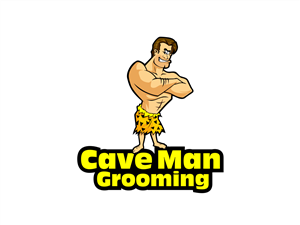 Cave Man Grooming Logo/Illustration Design Project | Diseño Con Ilustración por onamel