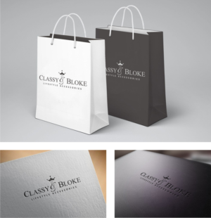 Classy & Bloke, or The Classy & Bloke Company, tag line - Lifestyle Accessories | Logo Design by jassi_graphics
