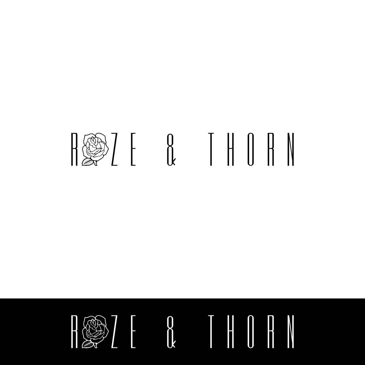 Logo Design by papamnoguera for Roze & Thorn | Design #9556807