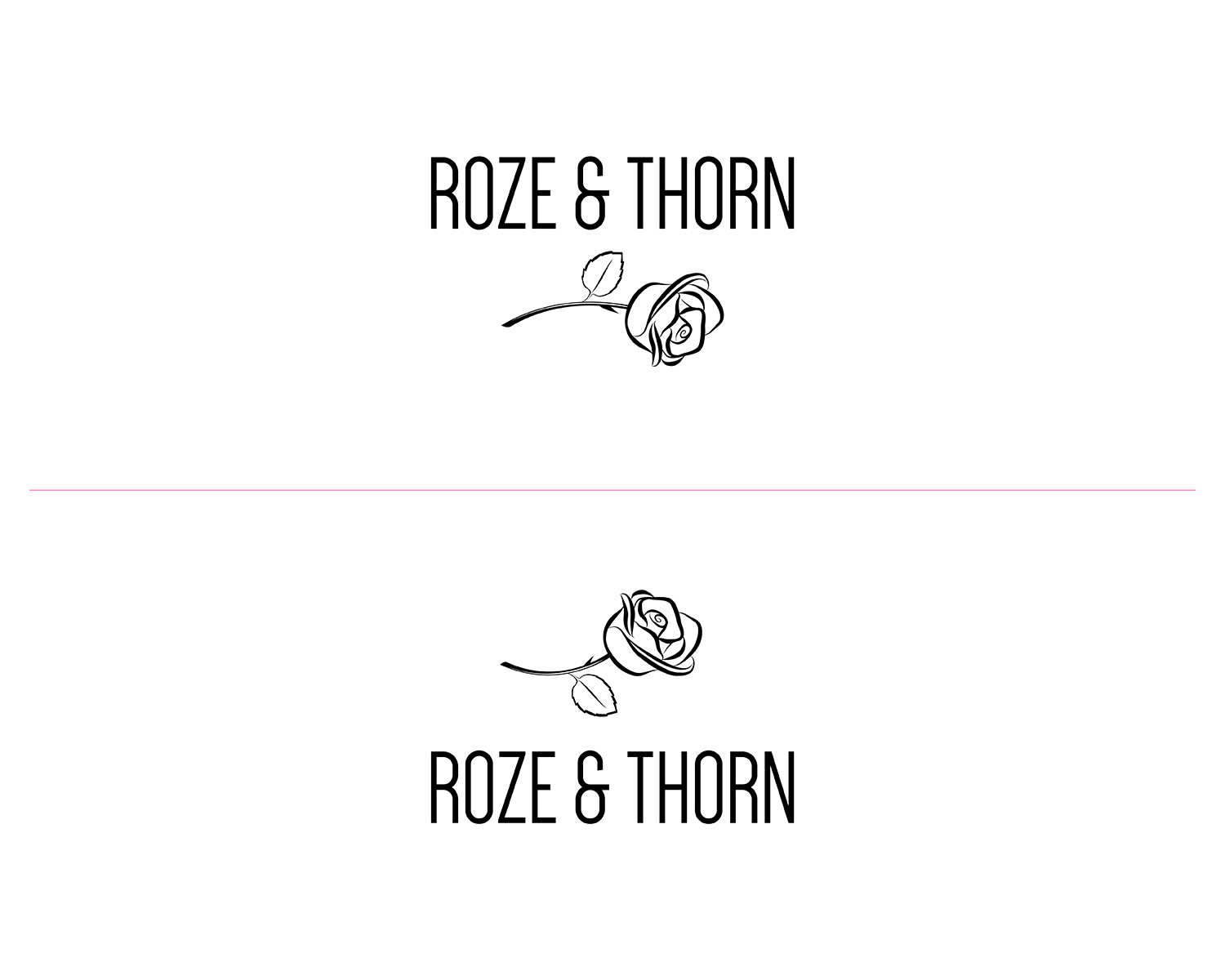 Logo-Design von RoundYellow für Roze & Thorn | Design #9467066