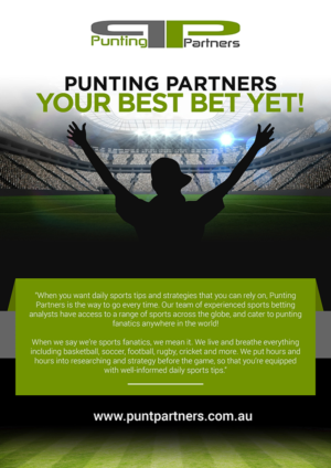 Design de Flyer par zeroit77 pour Punting Partners | Design #9474396