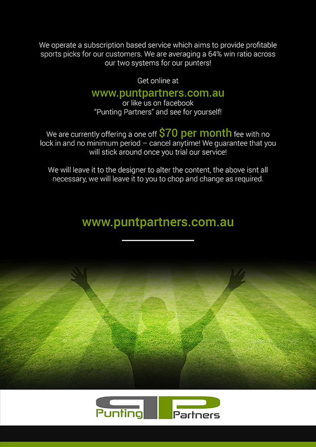 Flyer Design by zeroit77 for Punting Partners | Design #9474440