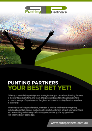 Design de Flyer par zeroit77 pour Punting Partners | Design : #9474452