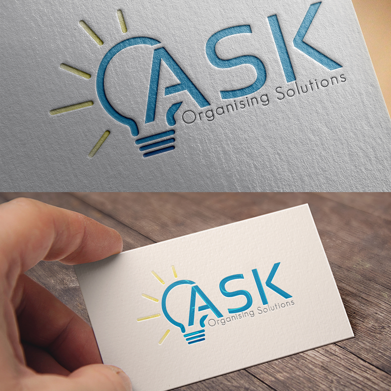 Logo Design by AndrewDesign for ASK Organising Solutions Pty Ltd | Design #9461895