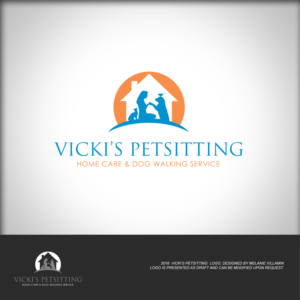 Design de Logo par mvillamin pour Vicki's Pet Sitting Homecare & Dogwalking Service | Design #9502262