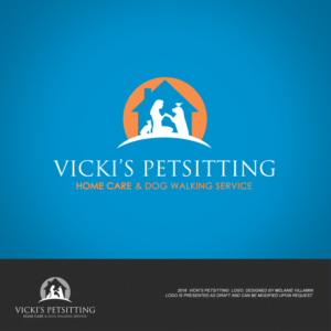 Design de Logo par mvillamin pour Vicki's Pet Sitting Homecare & Dogwalking Service | Design : #9519366