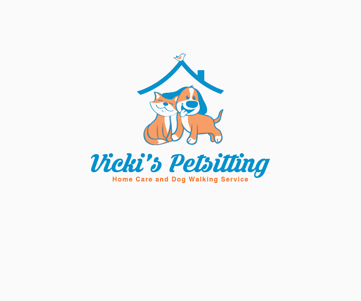 Logo-Design von Navneet Singh für Vicki's Pet Sitting Homecare & Dogwalking Service | Design #9506076