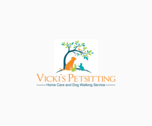 Logo Design by Navneet Singh for Vicki's Pet Sitting Homecare & Dogwalking Service | Design: #9506168