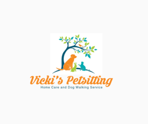 Logo Design by Navneet Singh for Vicki's Pet Sitting Homecare & Dogwalking Service | Design: #9506170