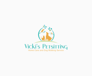 Logo Design by Navneet Singh for Vicki's Pet Sitting Homecare & Dogwalking Service | Design: #9506191